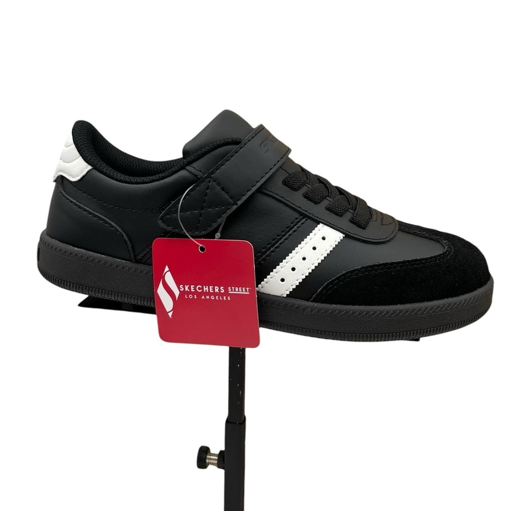 Skechers Zinger Street Little Boys Athletic Slip-on Shoes Size 12 Black White